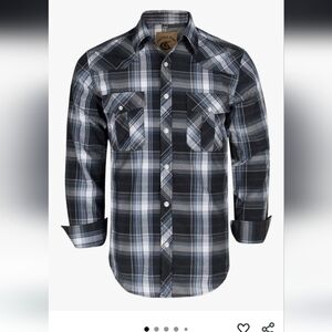 Coevals Club XL Pearl Snap Button Down Plaid